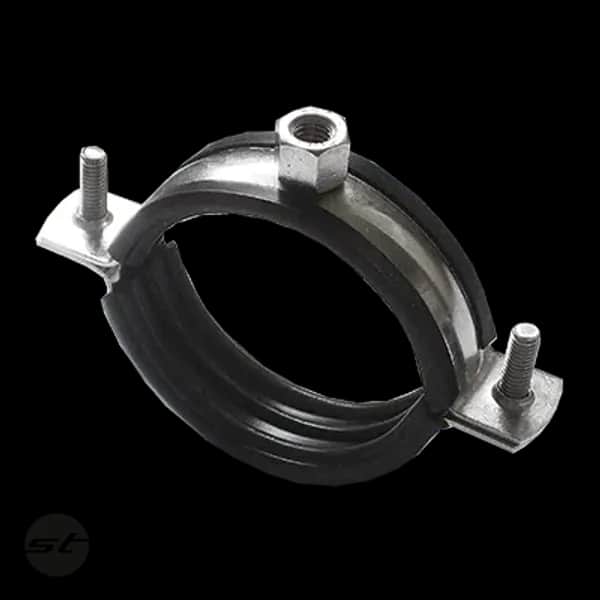 Rohrschelle leicht, komplett V4A / EPDM