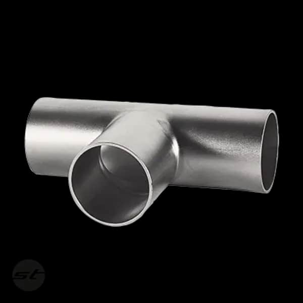 GL-T-Stück lang metall blank V2A
