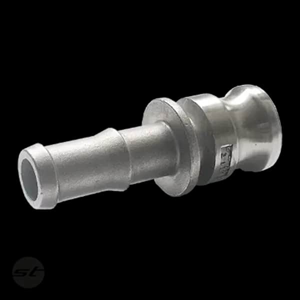 Kamlok Vaterteil E mit Schlauchtülle 76mm