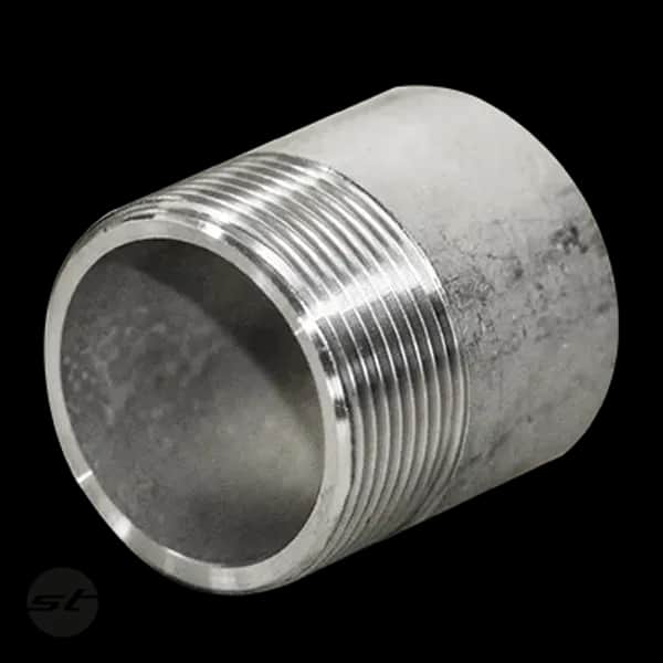 Anschweißnippel flachdichtend zylindrisch V4A