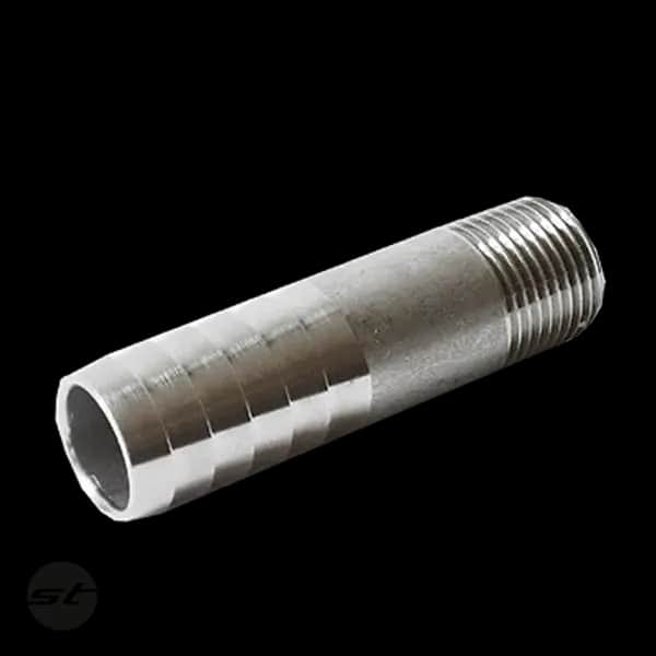 Schlauchnippel mit Außengewinde L=55mm