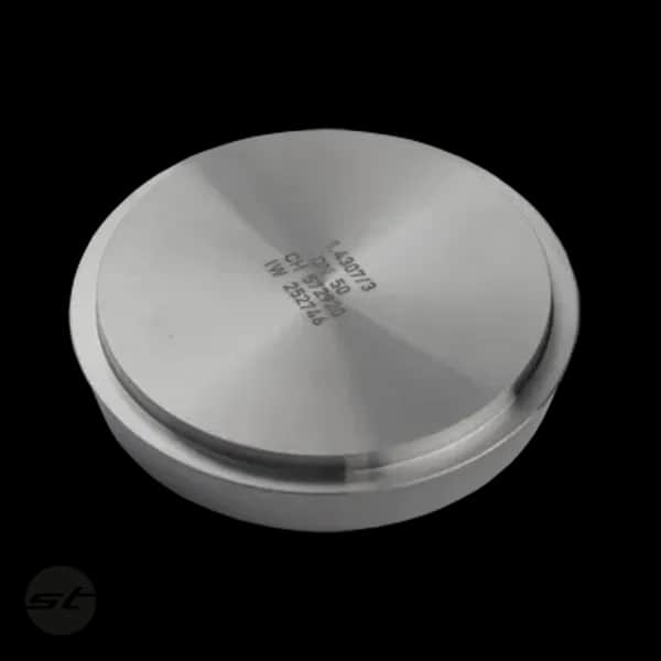 GL-Blindkegelstutzen massiv matt V2A