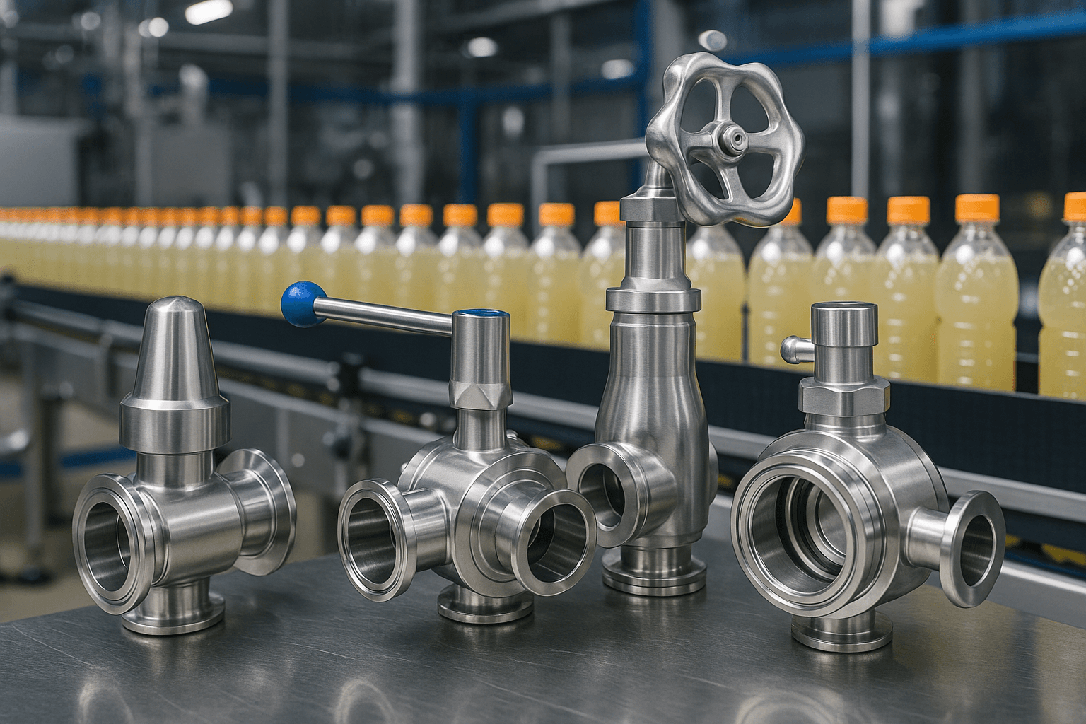 Edelstahlarmaturen für die Getränke- und Lebensmittelindustrie Österreich