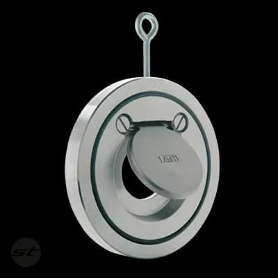 Zwischenflansch Rückschlagklappe V4A/metallisch