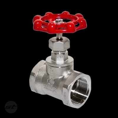 Muffenschieber V4A, NPT-Gewinde