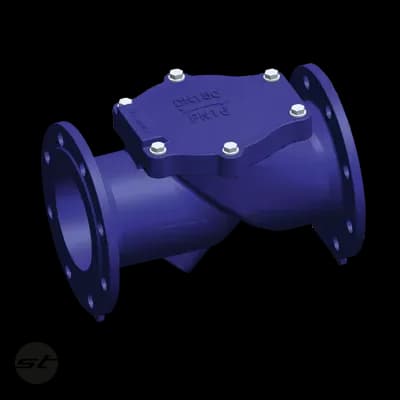 Flanschrückschlagklappe GGG50/EPDM PN16