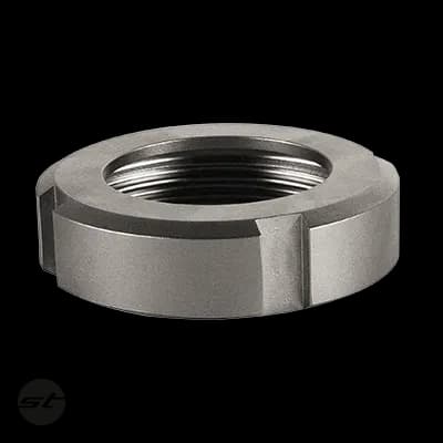 GL-Nutmutter mit Freistich poliert V4A