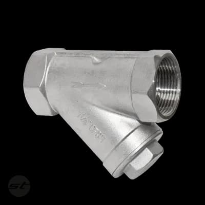 Hochdruck-Schrägsitz-Schmutzfänger V4A NPT-Gewinde