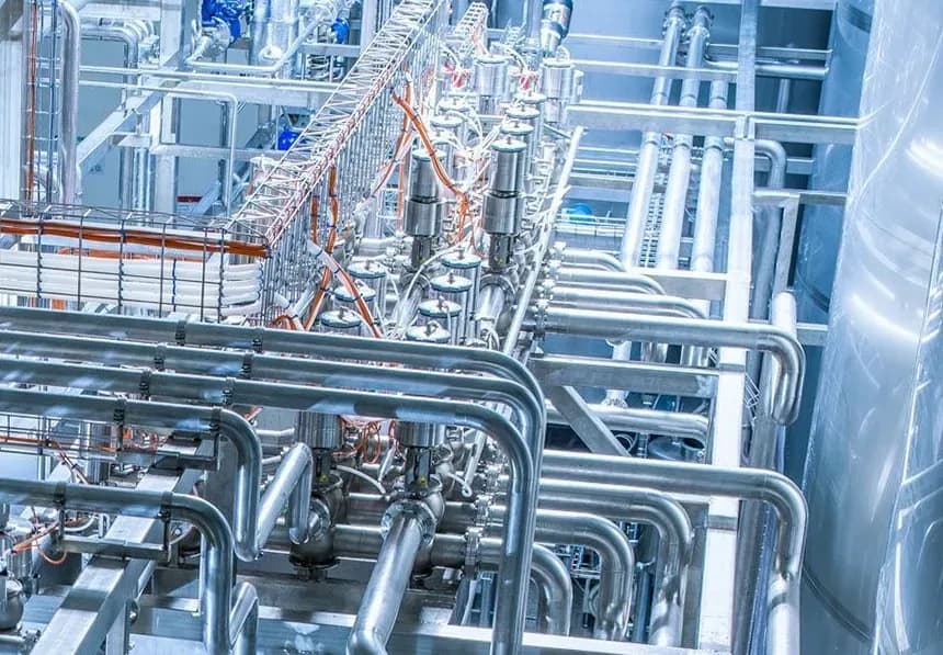 Edelstahlarmaturen Lebensmittelindustrie