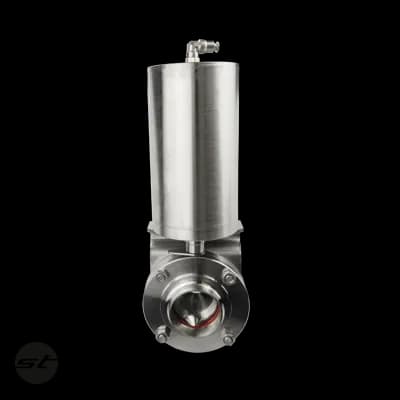 GL-Scheibenventil CC V4A/Silikon mit Antrieb L/F